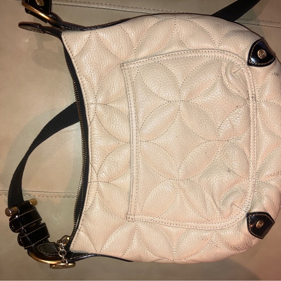 Eric Javits Designer Tan & Black Off-Shoulder Handbag – Excellent Condition - Picture 5 of 6